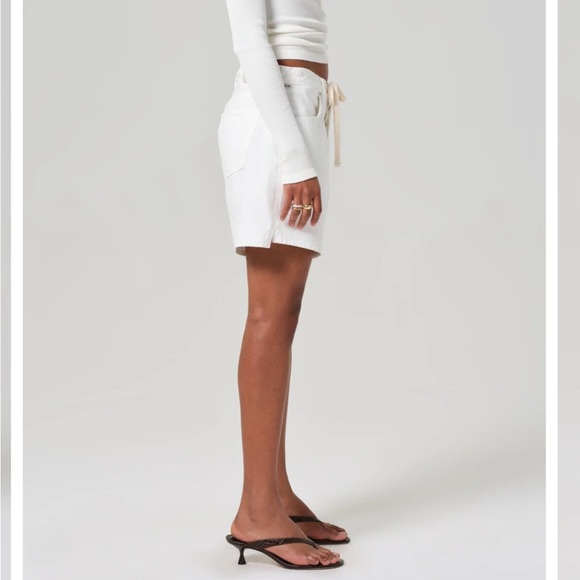 Anthropologie Citizens of humanity Byrnn drawstring shorts Fresco size 30 - Picture 5 of 5